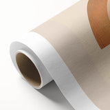 Boho Wall Art - Bold Geometric Circle and Arch Bohemian Canvas Design