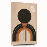 Minimalist Bohemian Wall Art | Geometric Boho Decor Canvas for Modern Homes