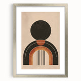 Minimalist Bohemian Wall Art | Geometric Boho Decor Canvas for Modern Homes