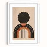 Minimalist Bohemian Wall Art | Geometric Boho Decor Canvas for Modern Homes