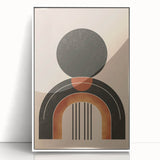 Minimalist Bohemian Wall Art | Geometric Boho Decor Canvas for Modern Homes