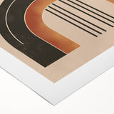 Minimalist Bohemian Wall Art | Geometric Boho Decor Canvas for Modern Homes