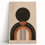 Minimalist Bohemian Wall Art | Geometric Boho Decor Canvas for Modern Homes