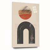 Bohemian Wall Art | Eclectic Boho Decor Canvas | Artistic Arch Design