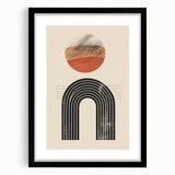 Bohemian Wall Art | Eclectic Boho Decor Canvas | Artistic Arch Design