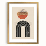 Bohemian Wall Art | Eclectic Boho Decor Canvas | Artistic Arch Design