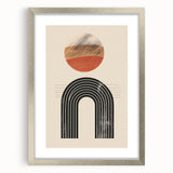 Bohemian Wall Art | Eclectic Boho Decor Canvas | Artistic Arch Design