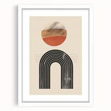 Bohemian Wall Art | Eclectic Boho Decor Canvas | Artistic Arch Design