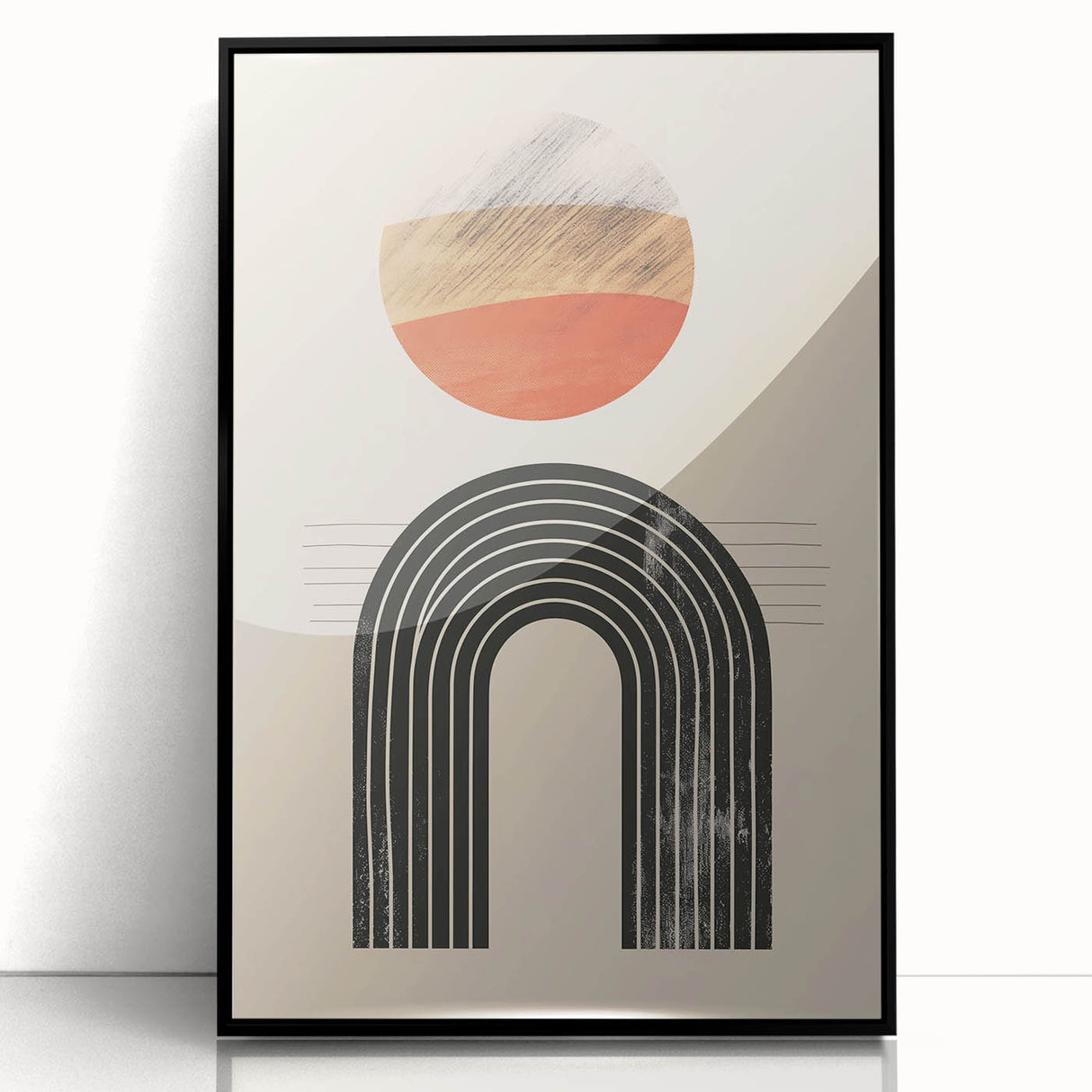 Bohemian Wall Art | Eclectic Boho Decor Canvas | Artistic Arch Design