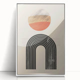 Bohemian Wall Art | Eclectic Boho Decor Canvas | Artistic Arch Design