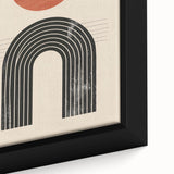 Bohemian Wall Art | Eclectic Boho Decor Canvas | Artistic Arch Design