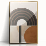 Eclectic Boho Decor Canvas | Bohemian Wall Art | Geometric Arch Design