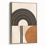 Eclectic Boho Decor Canvas | Bohemian Wall Art | Geometric Arch Design