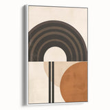 Eclectic Boho Decor Canvas | Bohemian Wall Art | Geometric Arch Design