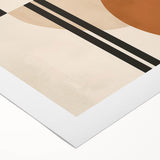 Eclectic Boho Decor Canvas | Bohemian Wall Art | Geometric Arch Design