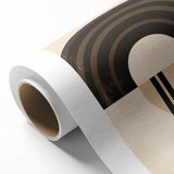 Eclectic Boho Decor Canvas | Bohemian Wall Art | Geometric Arch Design