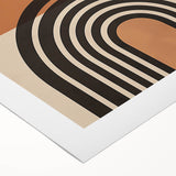 Bohemian Wall Art | Eclectic Boho Decor Canvas | Geometric Circle Design