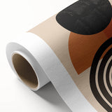 Bohemian Wall Art | Eclectic Boho Decor Canvas | Geometric Circle Design