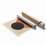 Bohemian Wall Art | Eclectic Boho Decor Canvas | Geometric Circle Design