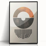 Boho Chic Wall Art | Artistic Bohemian Style | Geometric Circle Design