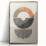 Boho Chic Wall Art | Artistic Bohemian Style | Geometric Circle Design