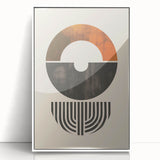 Boho Chic Wall Art | Artistic Bohemian Style | Geometric Circle Design