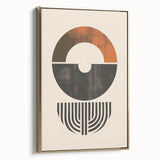 Boho Chic Wall Art | Artistic Bohemian Style | Geometric Circle Design