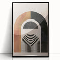 Bohemian Wall Art | Eclectic Boho Decor Canvas | Abstract Arch Design