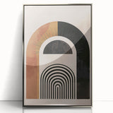 Bohemian Wall Art | Eclectic Boho Decor Canvas | Abstract Arch Design