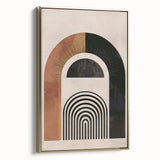 Bohemian Wall Art | Eclectic Boho Decor Canvas | Abstract Arch Design