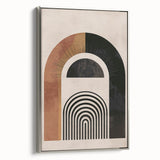 Bohemian Wall Art | Eclectic Boho Decor Canvas | Abstract Arch Design