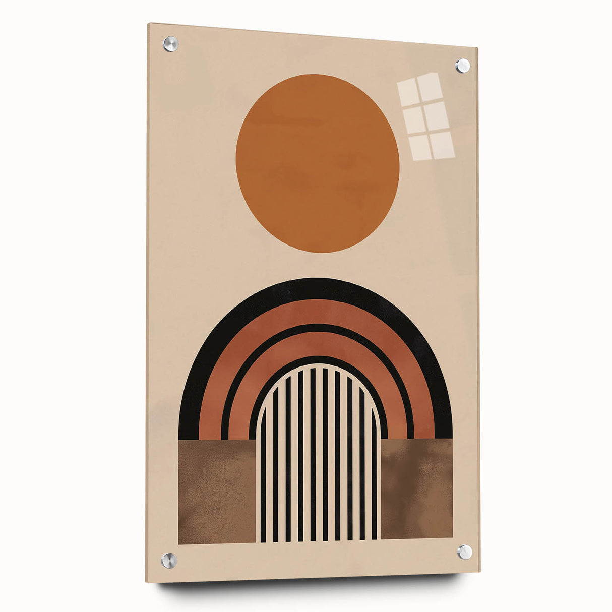Eclectic Boho Decor | Artistic Bohemian Wall Art | Geometric Circle Design