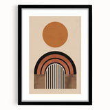 Eclectic Boho Decor | Artistic Bohemian Wall Art | Geometric Circle Design