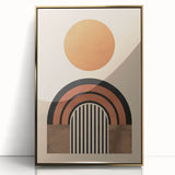 Eclectic Boho Decor | Artistic Bohemian Wall Art | Geometric Circle Design