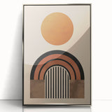 Eclectic Boho Decor | Artistic Bohemian Wall Art | Geometric Circle Design