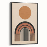 Eclectic Boho Decor | Artistic Bohemian Wall Art | Geometric Circle Design