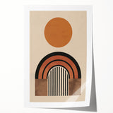 Eclectic Boho Decor | Artistic Bohemian Wall Art | Geometric Circle Design