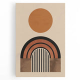 Eclectic Boho Decor | Artistic Bohemian Wall Art | Geometric Circle Design