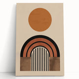 Eclectic Boho Decor | Artistic Bohemian Wall Art | Geometric Circle Design