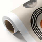 Boho Wall Art | Artistic Bohemian Decor | Geometric Circle and Arch Design