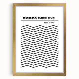Bohemian Black and White Chevron Art | Eclectic Bauhaus Boho Decor Print