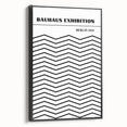 Bohemian Black and White Chevron Art | Eclectic Bauhaus Boho Decor Print