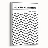 Bohemian Black and White Chevron Art | Eclectic Bauhaus Boho Decor Print