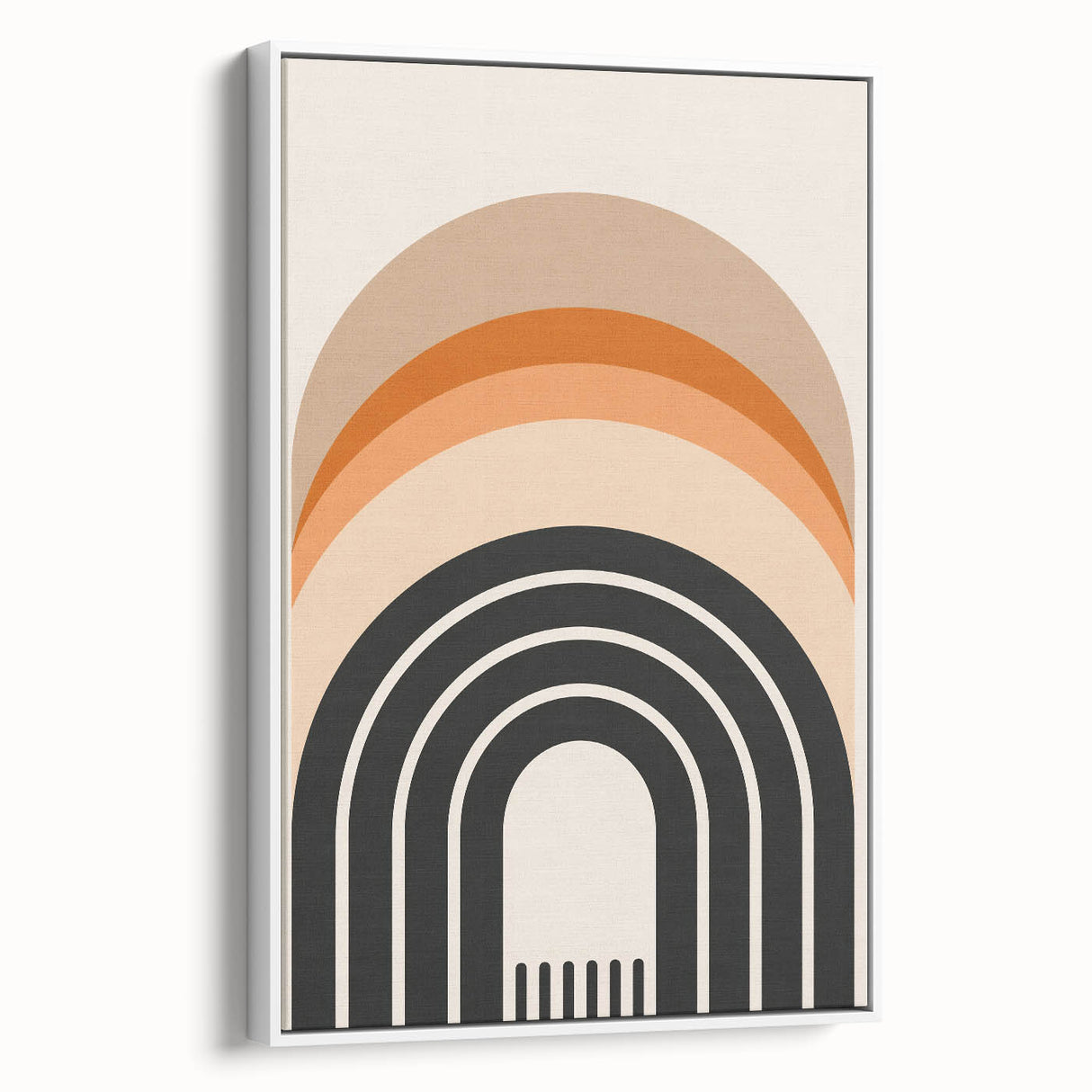 Boho Wall Art | Eclectic Bohemian Decor Canvas | Colorful Arch Design