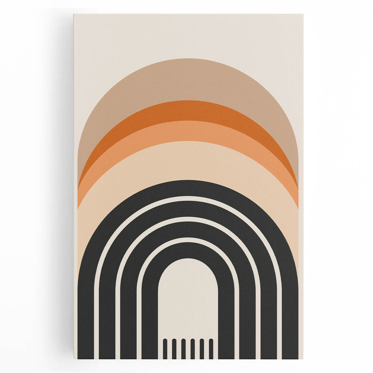 Boho Wall Art | Eclectic Bohemian Decor Canvas | Colorful Arch Design