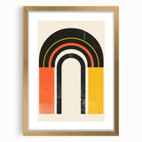 Bohemian Wall Art | Eclectic Boho Decor | Vibrant Arch and Color Block Design