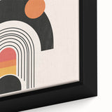 Boho Wall Art | Eclectic Bohemian Decor | Colorful Arch and Circle Design
