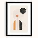 Bohemian Wall Art | Minimalist Boho Decor Canvas | Eclectic Artistic Print