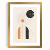 Bohemian Wall Art | Minimalist Boho Decor Canvas | Eclectic Artistic Print