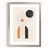 Bohemian Wall Art | Minimalist Boho Decor Canvas | Eclectic Artistic Print